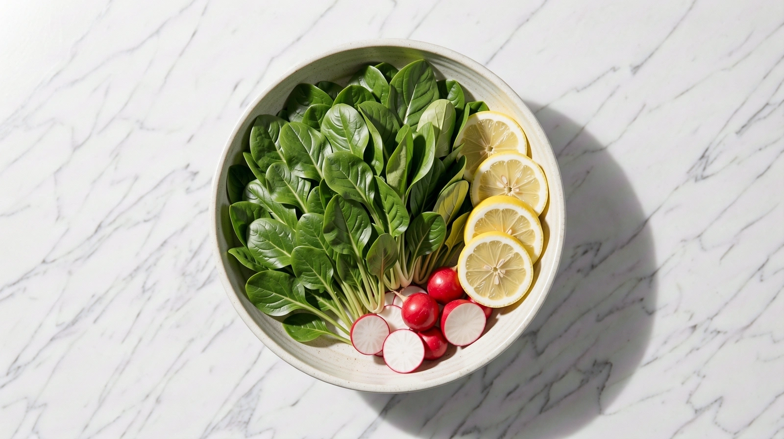 Frische gesunde Zutaten auf einer Arbeitsplatte